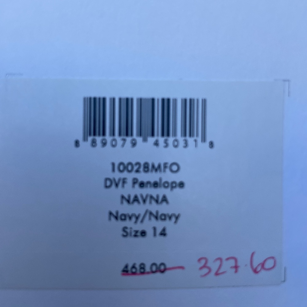 Diane Von Furstenberg Navy Wrap Dress